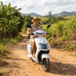 Y8- Triciclo Elétrico 1000W Veículo de Mobilidade Familiar