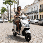Y8- Triciclo Elétrico 1000W Veículo de Mobilidade Familiar