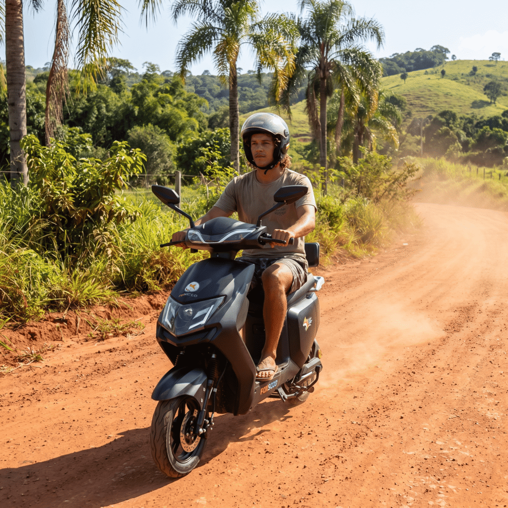 Y8- Triciclo Elétrico 1000W Veículo de Mobilidade Familiar