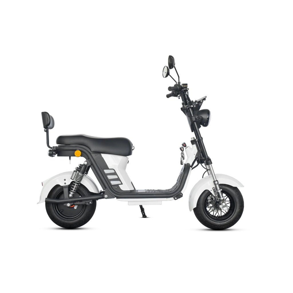 M8 -Bicicleta Elétrica 3000W 60V 24Ah, Dupla Suspensão, Freio a Disco Hidráulico
