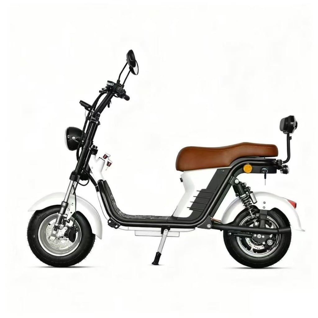 M8 -Bicicleta Elétrica 3000W 60V 24Ah, Dupla Suspensão, Freio a Disco Hidráulico