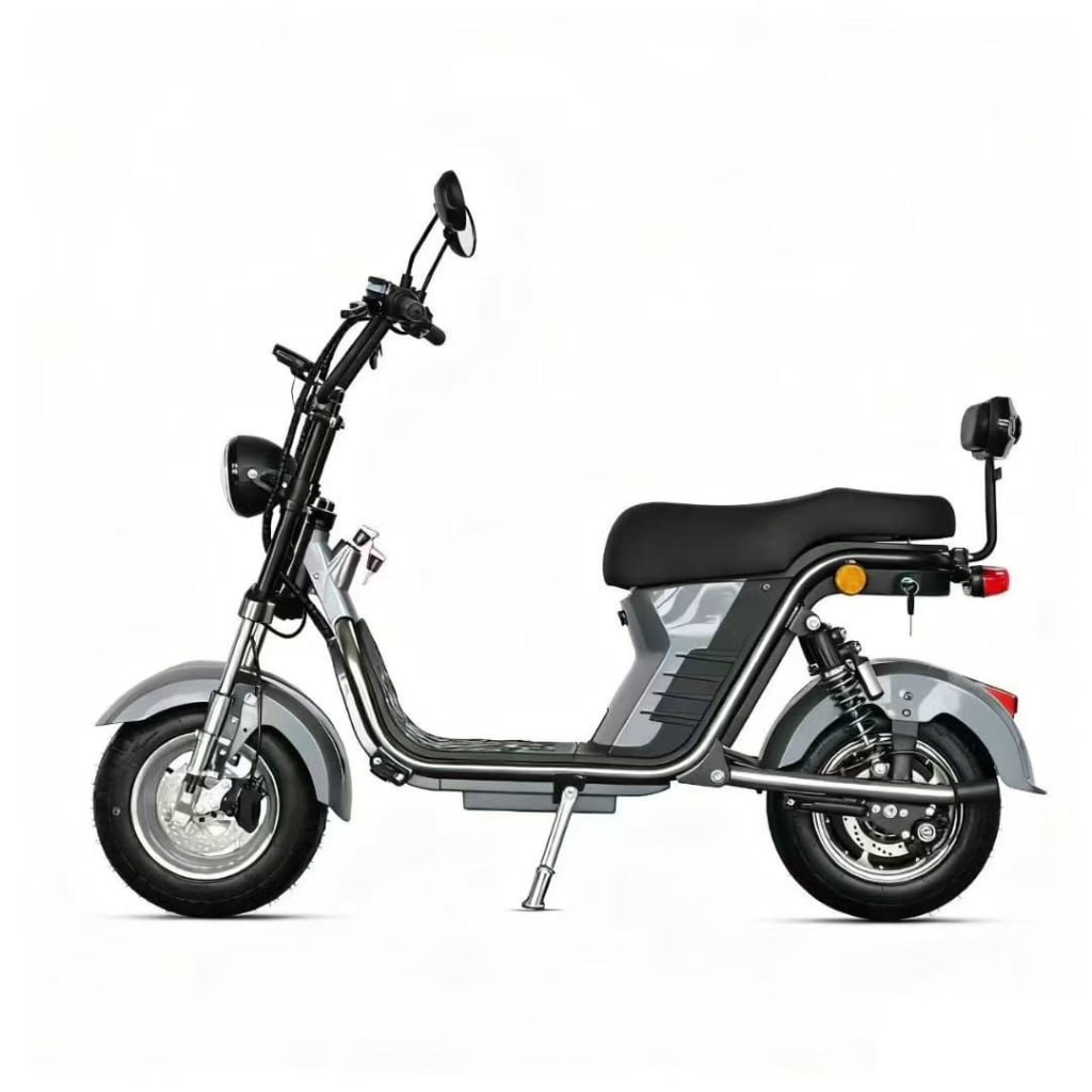 M8 -Bicicleta Elétrica 3000W 60V 24Ah, Dupla Suspensão, Freio a Disco Hidráulico