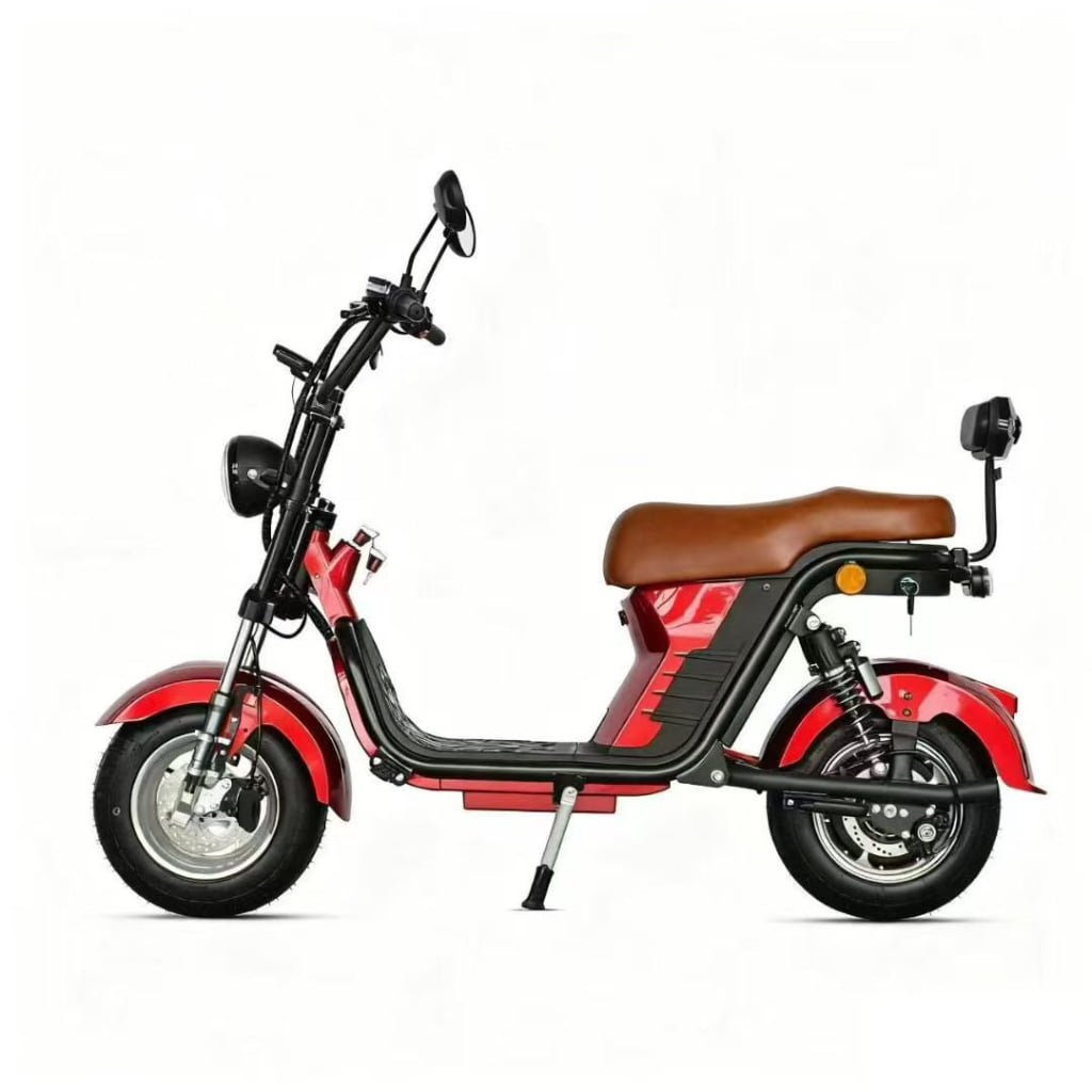 M8 -Bicicleta Elétrica 3000W 60V 24Ah, Dupla Suspensão, Freio a Disco Hidráulico