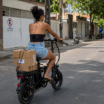 A10-Bicicleta Elétrica Dobrável