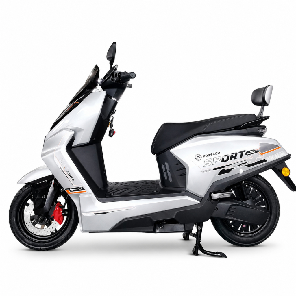 Y4-Scooter Elétrica 60V 24Ah（Prata）