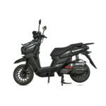 Y3‑Scooter Elétrica, Freio a Disco Duplo, Amortecedor Ajustável（Preto Fosco）