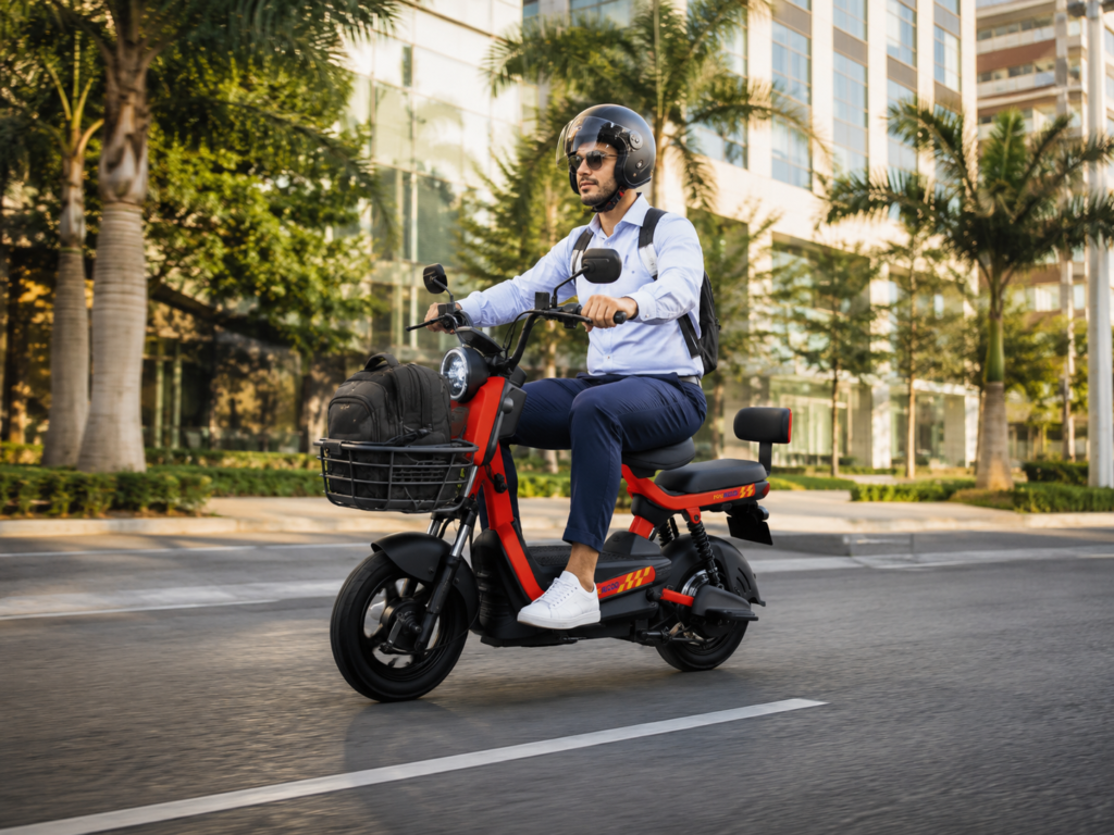 Z8‑ Scooter Elétrica 650W, Painel NFC, 3 Velocidades