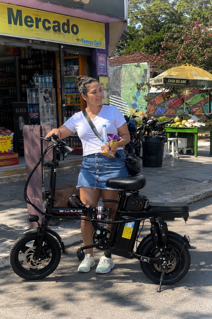 A10-Bicicleta Elétrica Dobrável