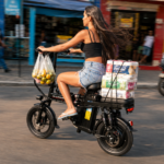 A10-Bicicleta Elétrica Dobrável