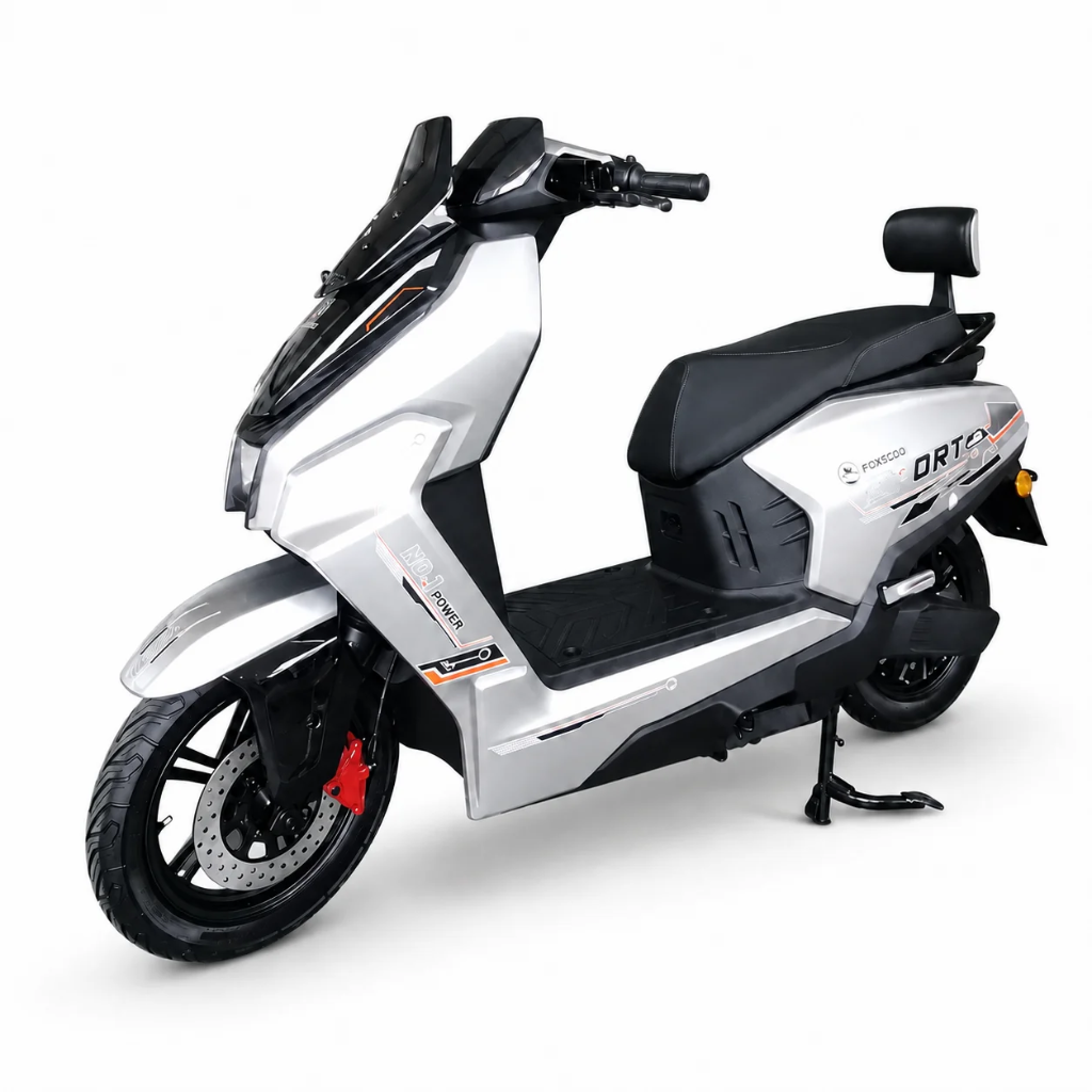 Y4-Scooter Elétrica 60V 24Ah（Prata）