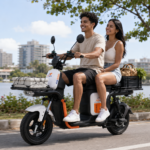 Z7‑ Scooter Elétrica Comercial 1000W, 60V 24Ah, Bagageiros