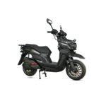 Y3‑Scooter Elétrica, Freio a Disco Duplo, Amortecedor Ajustável（Preto Fosco）