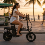 A10-Bicicleta Elétrica Dobrável