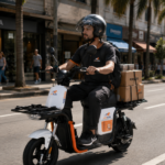 Z7‑ Scooter Elétrica Comercial 1000W, 60V 24Ah, Bagageiros