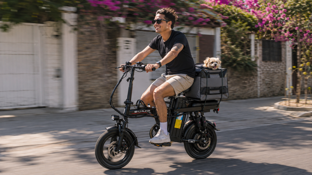 A10-Bicicleta Elétrica Dobrável