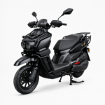 Y3‑Scooter Elétrica, Freio a Disco Duplo, Amortecedor Ajustável（Preto Fosco）