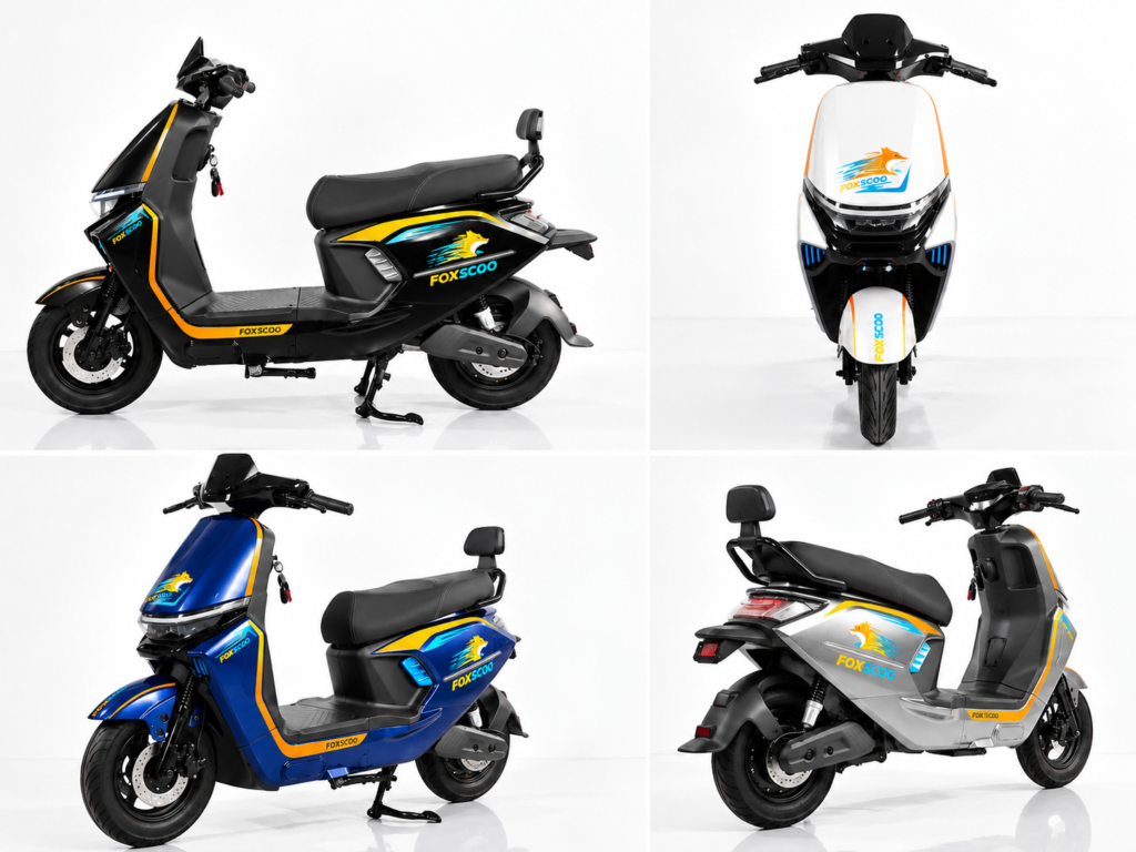 Y2‑Scooter Elétrico | Veículo de Mobilidade Urbana (Cinza prata)