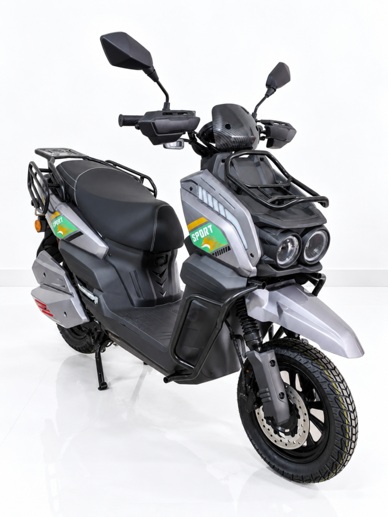 Y3‑Scooter Elétrica, Freio a Disco Duplo, Amortecedor Ajustável