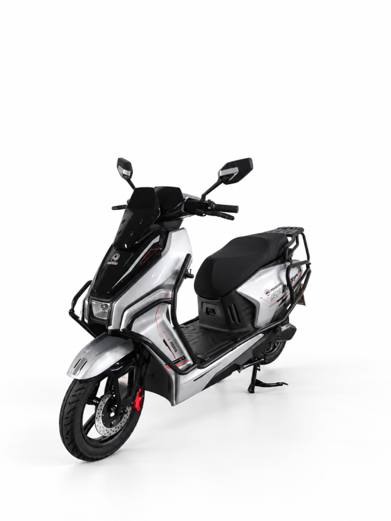 Y4-Scooter Elétrica 60V 24Ah（Prata）