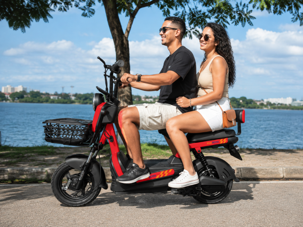 Z8‑ Scooter Elétrica 650W, Painel NFC, 3 Velocidades