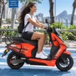 Y4-Scooter Elétrica 60V 24Ah（Laranja）