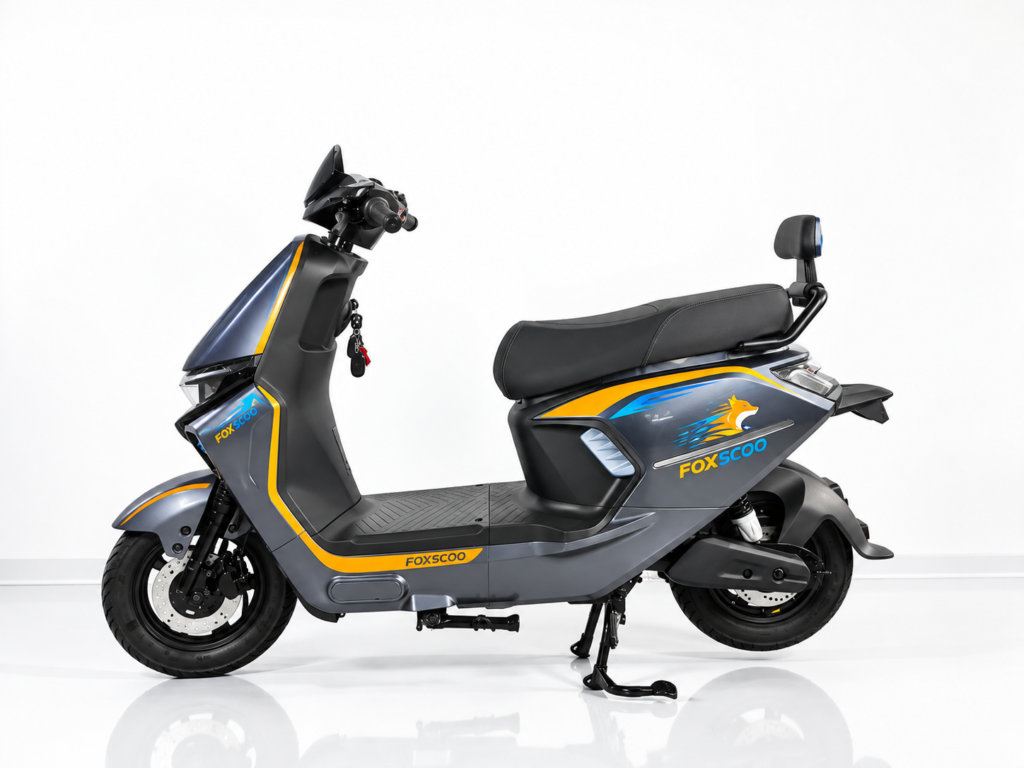 Y2‑Scooter Elétrico | Veículo de Mobilidade Urbana (Cinza prata)