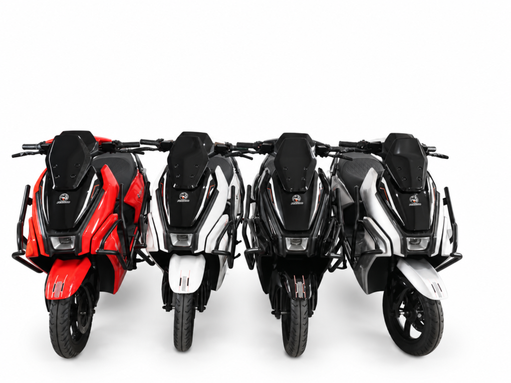 Y4-Scooter Elétrica 60V 24Ah（Laranja）