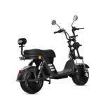 M8 -Bicicleta Elétrica 2000W 60V 24Ah, Dupla Suspensão, Freio a Disco Hidráulico (Preto)