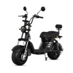 M8 -Bicicleta Elétrica 2000W 60V 24Ah, Dupla Suspensão, Freio a Disco Hidráulico (Preto)