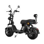M8 -Bicicleta Elétrica 2000W 60V 24Ah, Dupla Suspensão, Freio a Disco Hidráulico (Preto)