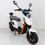 Z6 Scooter Elétrica FOXSCOO 1000W | 3 Velocidades, Alarme Anti‑Roubo, Bluetooth e Entrada USB（Branco）
