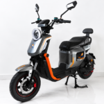 Z6 Scooter Elétrica FOXSCOO 1000W | 3 Velocidades, Alarme Anti‑Roubo, Bluetooth e Entrada USB（Cinza prata）